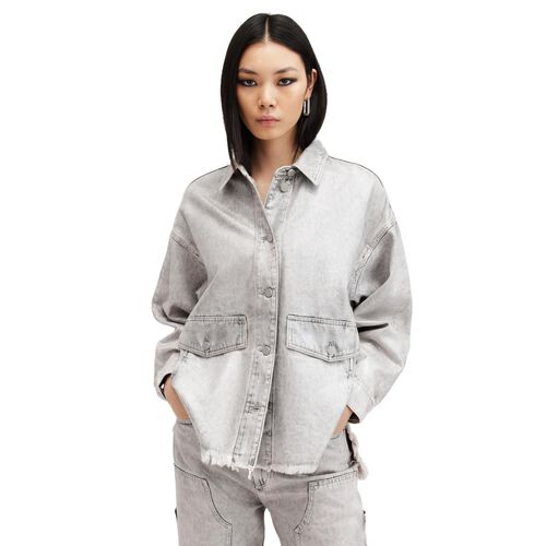 AllSaints Hettie Oversized Denim Shacket